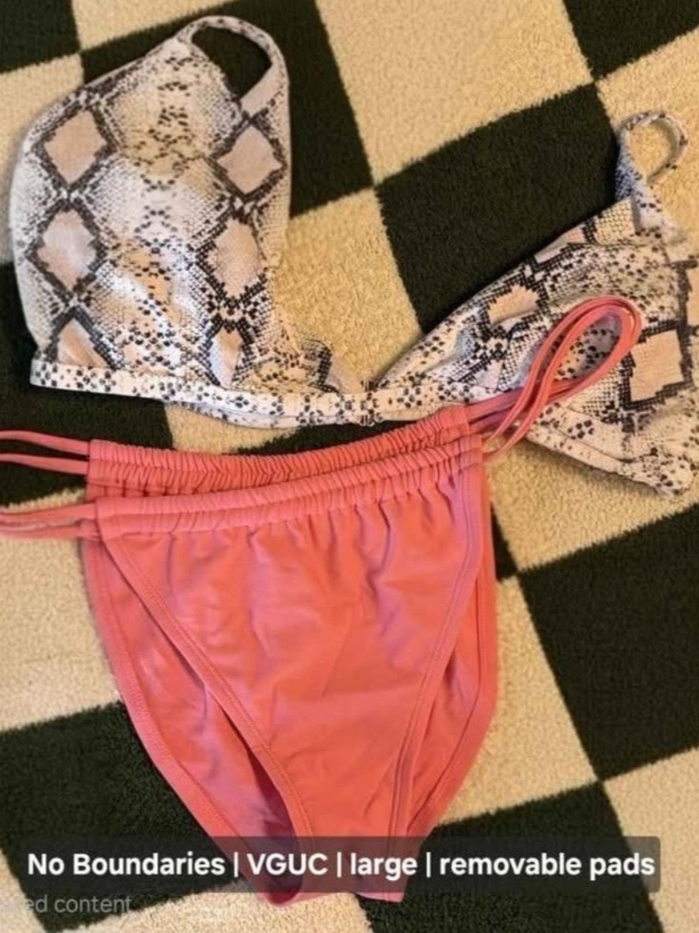 EUC No-Bo String Bikini